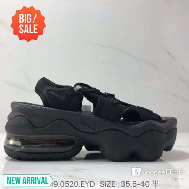 nike sandals all black