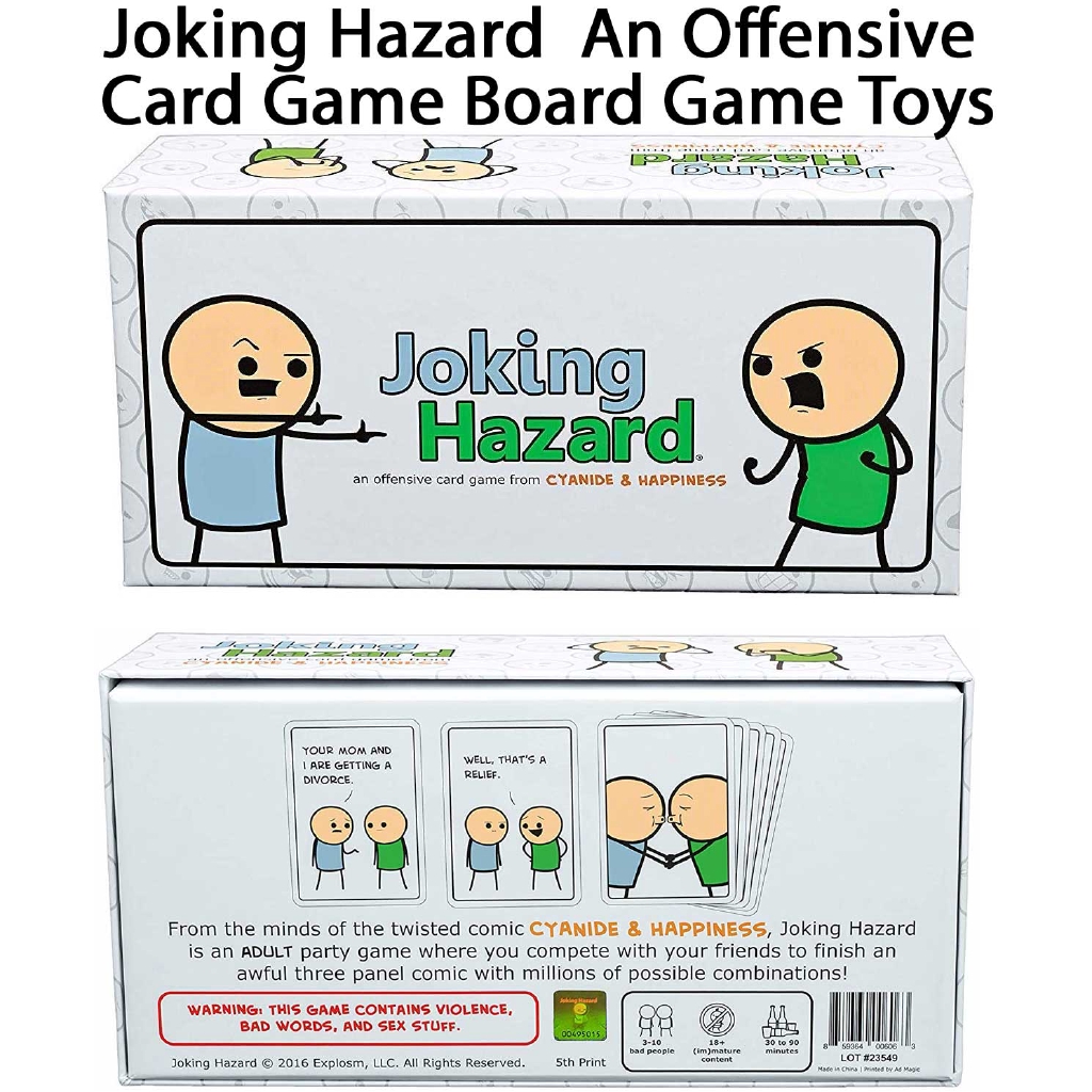 Joking Hazard An Offensive Card Game Family Party Board Game Toys ...