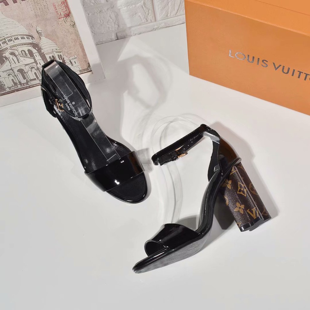lv platform sandals