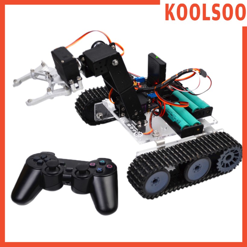 Mechanical Arm Robot Car Starter Kit W/PS2 Control Bluetooth Arduino Android IOS 