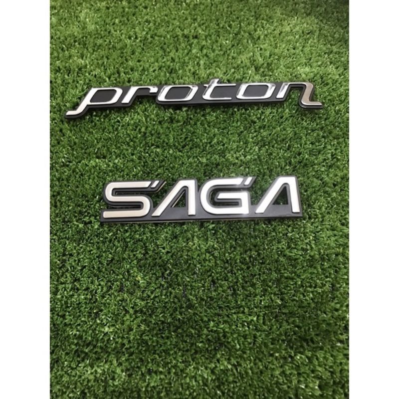 Proton Saga Emblem Logo 2pcs/set | Shopee Malaysia