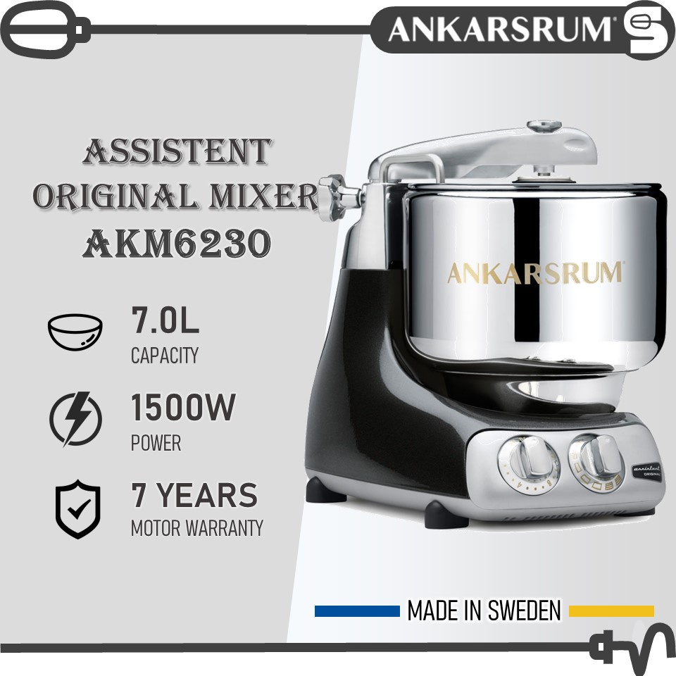 ANKARSRUM Assistent Original Mixer AKM6230 Black Diamond (7.0L/1500w