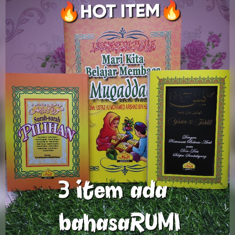 Buy Buku Muqaddam Surah Pilihan Dan Yaasin Ada Bahasa Rumi Seetracker Malaysia
