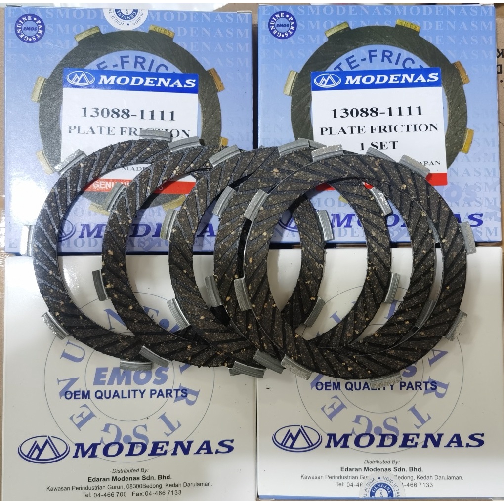 MODENAS Kriss 110 Kriss2 Clutch Plate Original EMOS (SET 5PCS