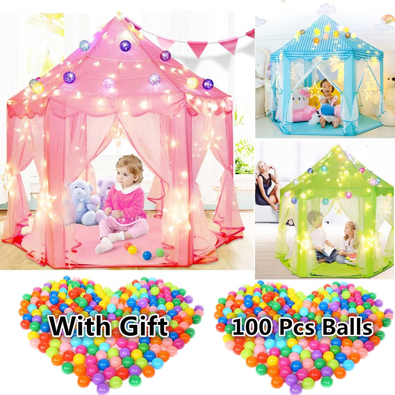 portable folding princess castle tent