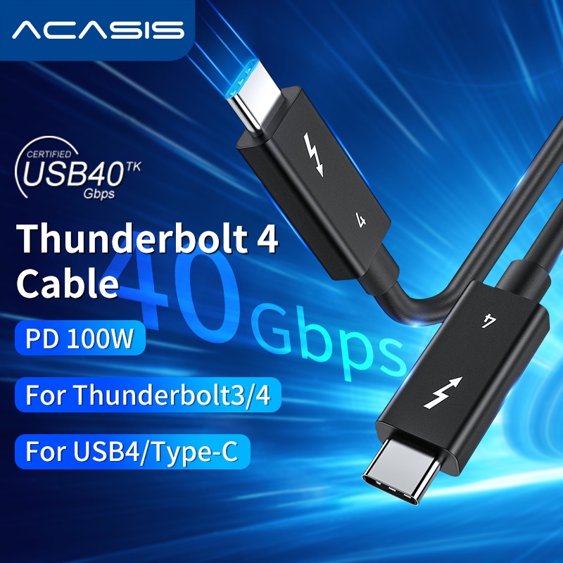 Cable Matters 2-Pack 40Gbps Adattatore USB C Piatto Ad Angolo Retto Con 240W PD (Adattatore USB C A 90 Gradi) - Porta Thunderbolt 4, USB4, Thunderbolt 3 Compatibile Con IPad Pro, IPhone - Foto 8