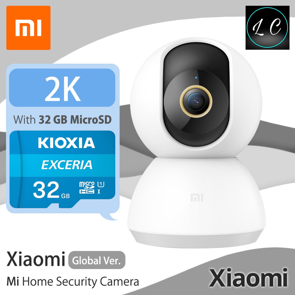 Xiaomi Mi Home Security Camera 360° 1080P/2K Global Version Infrared Night Vision 360° Angle Night Vision 2-Way Audio