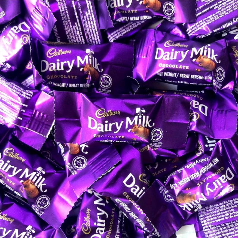 Chocolate Cadbury Dairy Milk CHOCOLATE Mini Bites Bar 4.5g Coklat