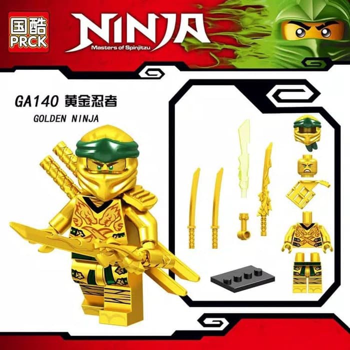 golden ninja minifigure