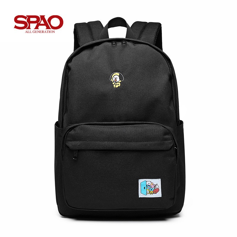 SPAO BT21 youth team bulletproof backpack computer backpack student leisure bag