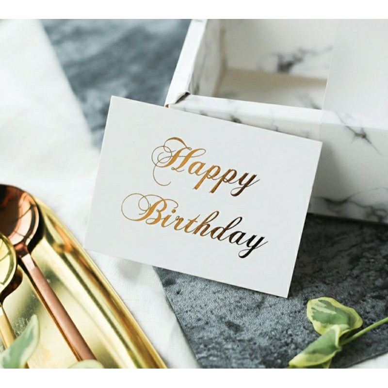 Mini Wishes Card Happy Birthday Thank You Especially For You Shopee Malaysia