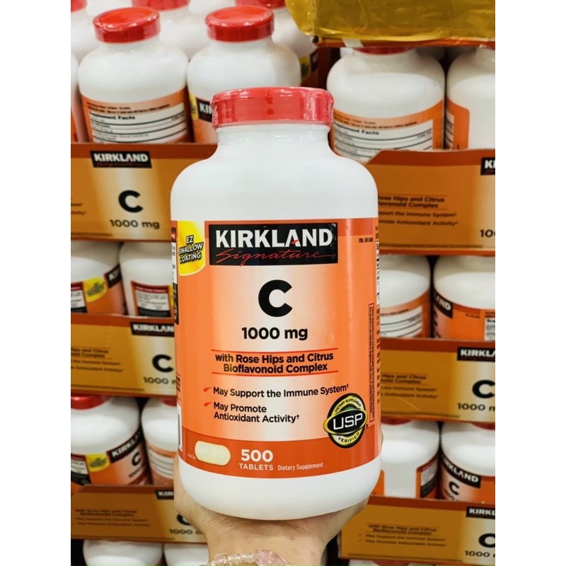 Kirkland Signature Vitamin C 1000mg 500 Tablets