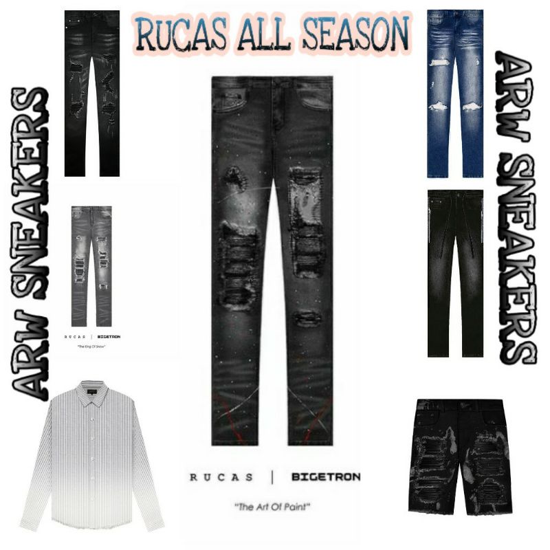 8 CAVIAR LEATHER DELIVERY II / RUCAS X BIGETRON BIKER JEANS "The Art Of paint" JEANS & Tea King Of Snow BIKER JEANS "The Art Of paint" BLUE / Rubase Rubase / RUCAS Secase JEANS "The Art Of paint" JEAN