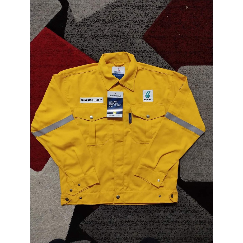 Petronas FR Jacket Yellow Tecasafe Plus 700 240gsm Customized
