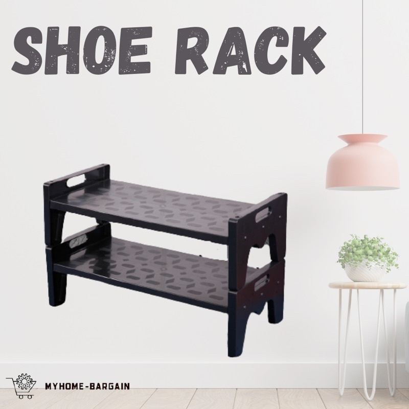 Shoe Rack Rak Kasut Plastic Shoe Rack Shoe Storage Stackable