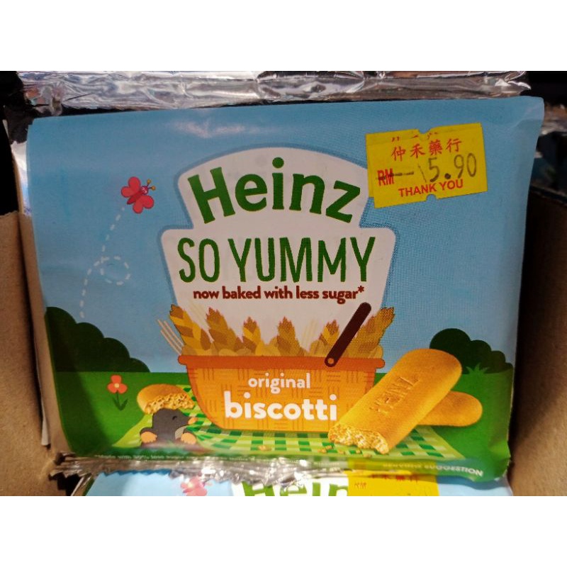Heinz biscotti(chocolate/original/apple) 60g 7+ months Shopee Malaysia