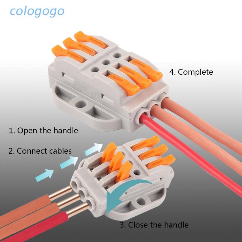COLO For AWG2812 Electrical Connectors Wire Block Clamp Terminal Cable
