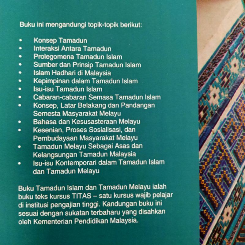 Tamadun Islam Dan Tamadun Melayu Shopee Malaysia