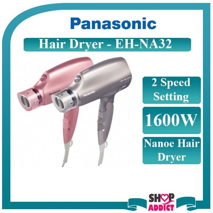 Panasonic 1600w Nanoe Hair Dryer Eh Na32 Heat Protection Panasonic 1200w Nanoe Hair Dryer Eh 9207