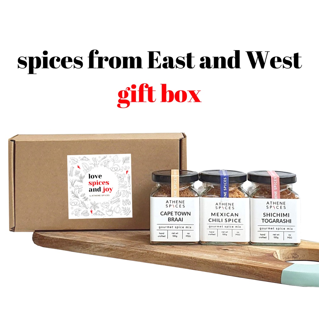 Spices from East and West Gift Box by Athene Spices