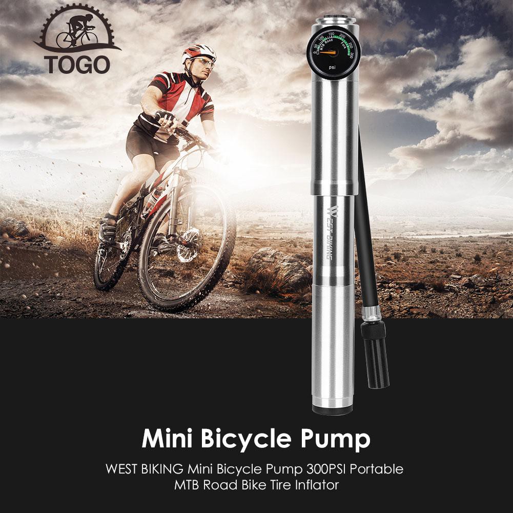 west biking mini pump 100 psi