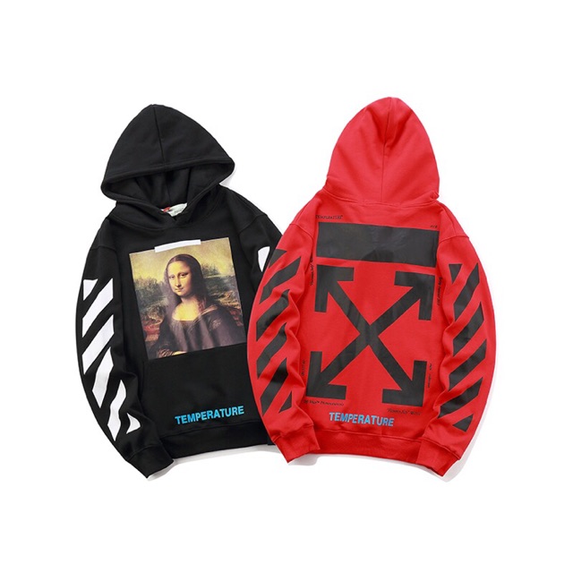 off white red hoodie price