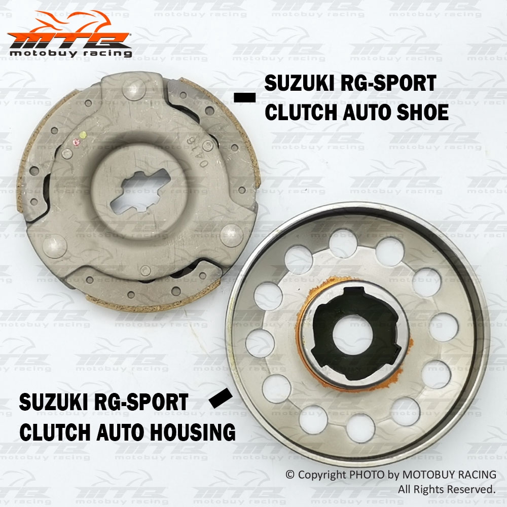 Suzuki Rg Sport Heavy Duty Auto Clutch Housing Auto Clutch Shoe Combo Set Free Gift Shopee Malaysia