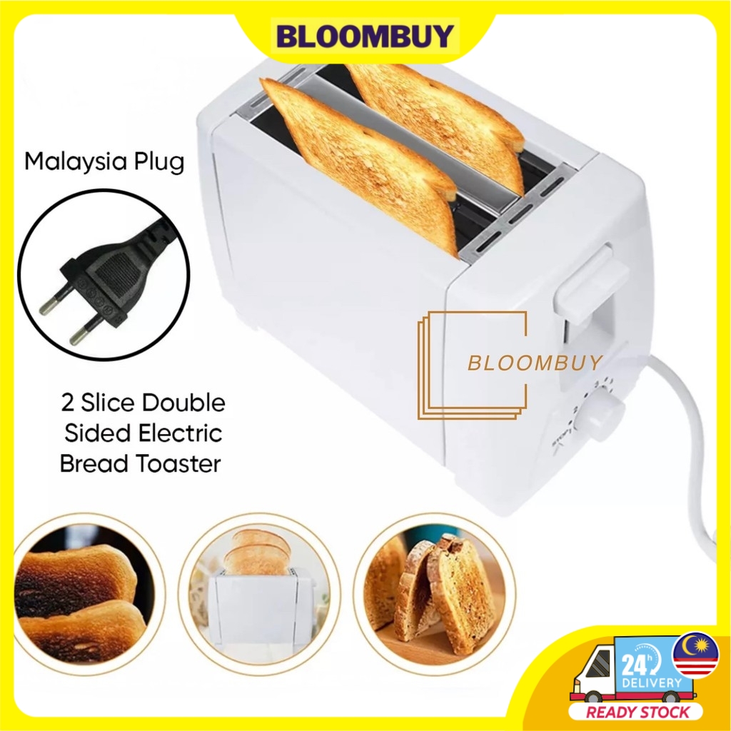 Bread Toaster Electric Toaster Bread Maker Machine with 6 Knobs Levels Toasting Machine Pembakar Roti