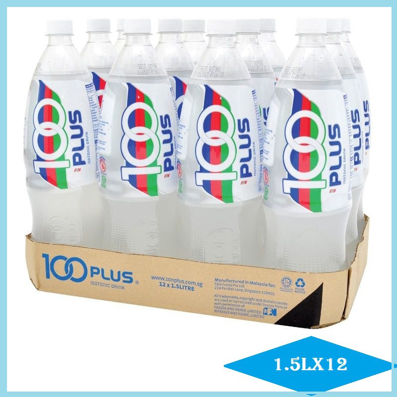 100 Plus Isotonic Drinks Regular 1.5Lx12