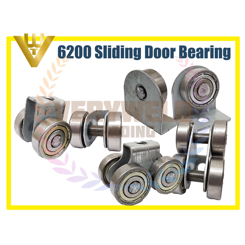 6200 Hanging Sliding Grill Door Roller Bearing Pintu Besi Shopee Malaysia