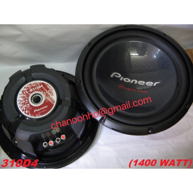 pioneer woofer double coil