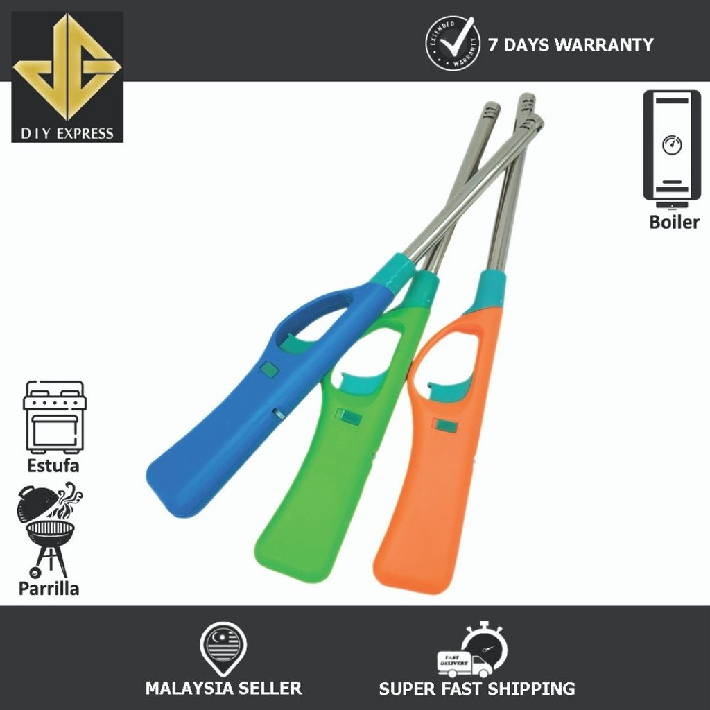 Kitchen Gas Lighter With Adjustable Flame Refillable Gas Pemetik Api Dapur Gas Shopee Malaysia