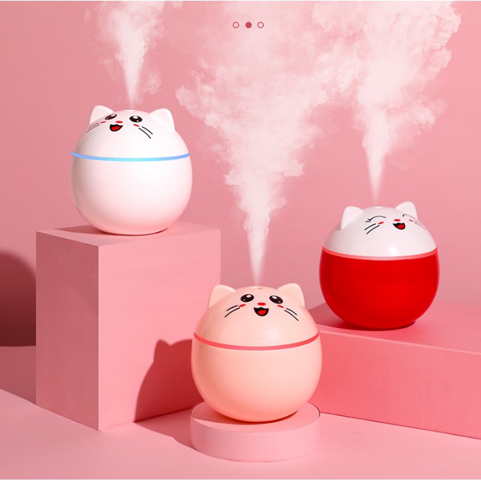 300ML Purifier  Humidifier Mini Cute Cat  Air  Purifiers  USB 