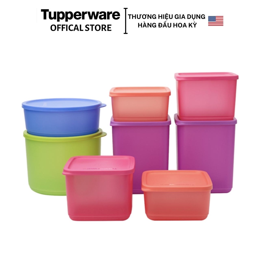 Tupper Magic Set Food Storage Box Set (8 Boxes) Lifetime Virgin