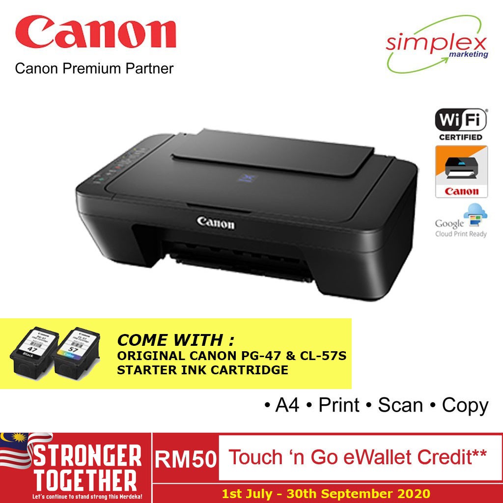 Canon PIXMA E470 Ink Efficient Printer | Shopee Malaysia