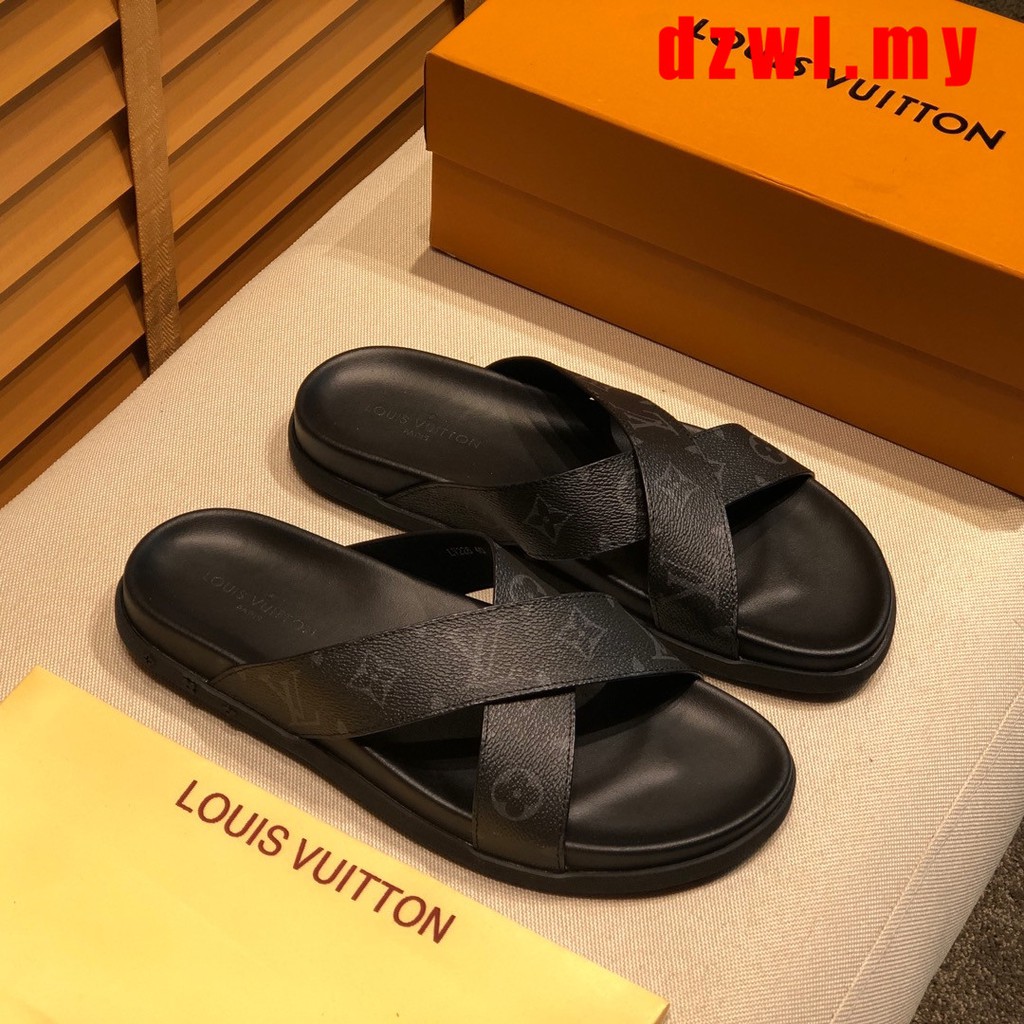 lv slippers mens