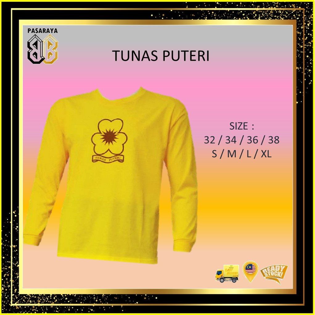 BAJU PANDU / TUNAS PUTERI LENGAN PANJANG KUNING / Girls Scout Yellow 