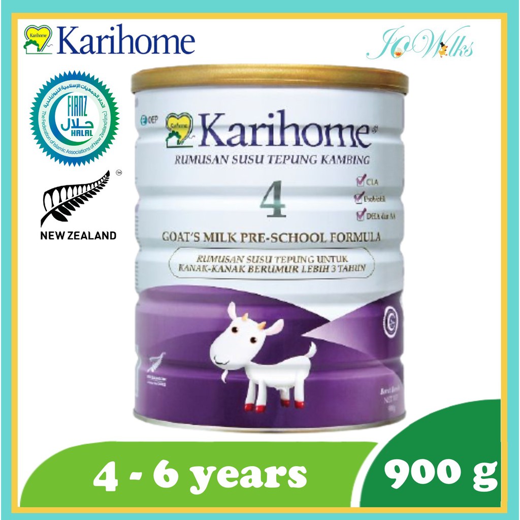 KARIHOME STEP 4 Goat Milk Pre-school Formula Susu Kambing (4 - 6 years ...