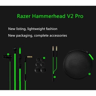 Razer Hammerhead Pro V2 Premium Gaming Earphone Dudu Shopee Malaysia