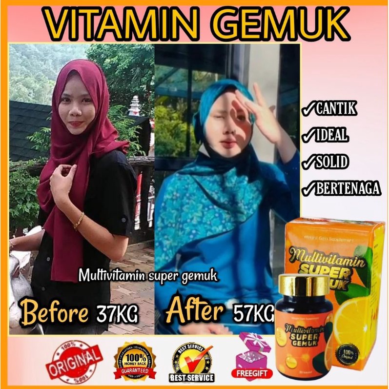 Buy Vitamin Super Gemuk Original With Free Gift Lulus Kkm Seetracker Malaysia
