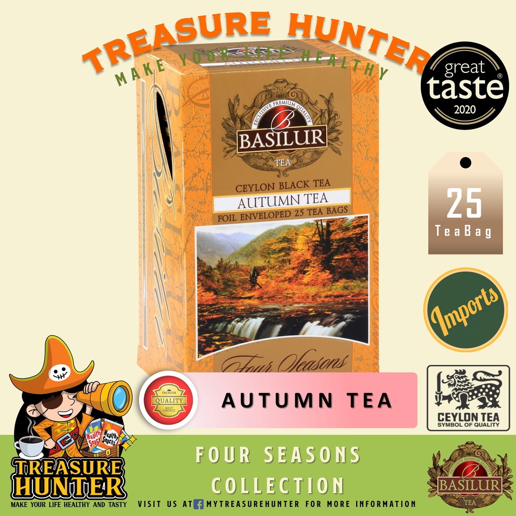 Basilur Four Season Autumn Tea 25 Individual TeaBags