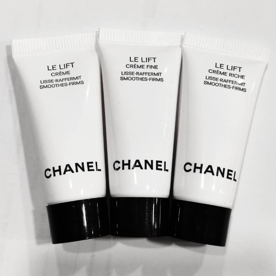 Chanel Le Lift Smoothes-Firms Creme 5ml /Creme Fine 5ml / Creme Riche ...