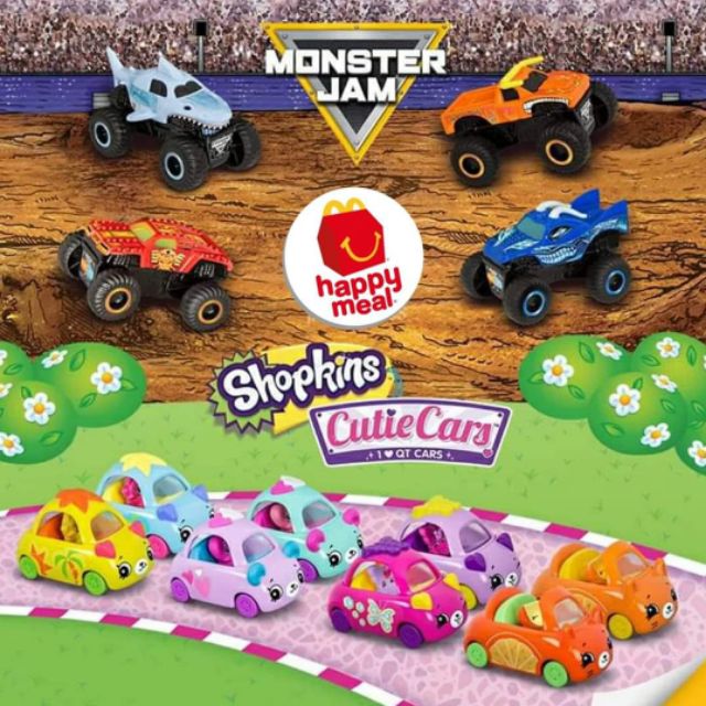 monster jam mcdonalds toys 2018