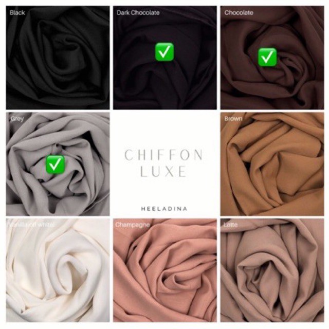 luxe chiffon