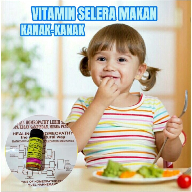 Buy Vitamin Selera Makan Kanak2 Homeopathy Remedy Usia 1 12 Tahun Seetracker Malaysia