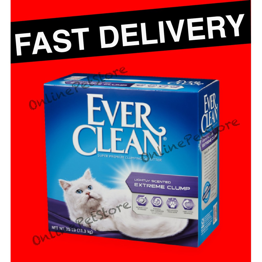EverClean Super Premium Cat Litter LightlyScented Extreme Clump