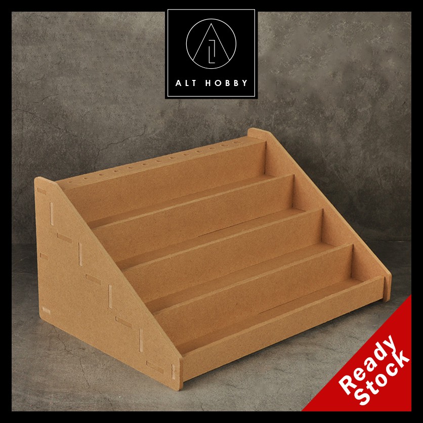 MDF Chipboard Paint Rack / Modeling Paint Bottle Rack / 4 Storey Paint