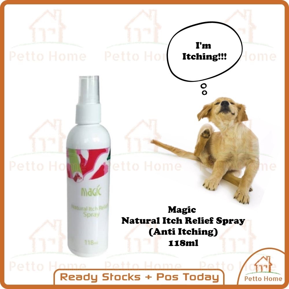 Magic Natural Itch Relief Spray 118ml Anti Itch Spray Suitable for Dog Spray Anti Itch Spray