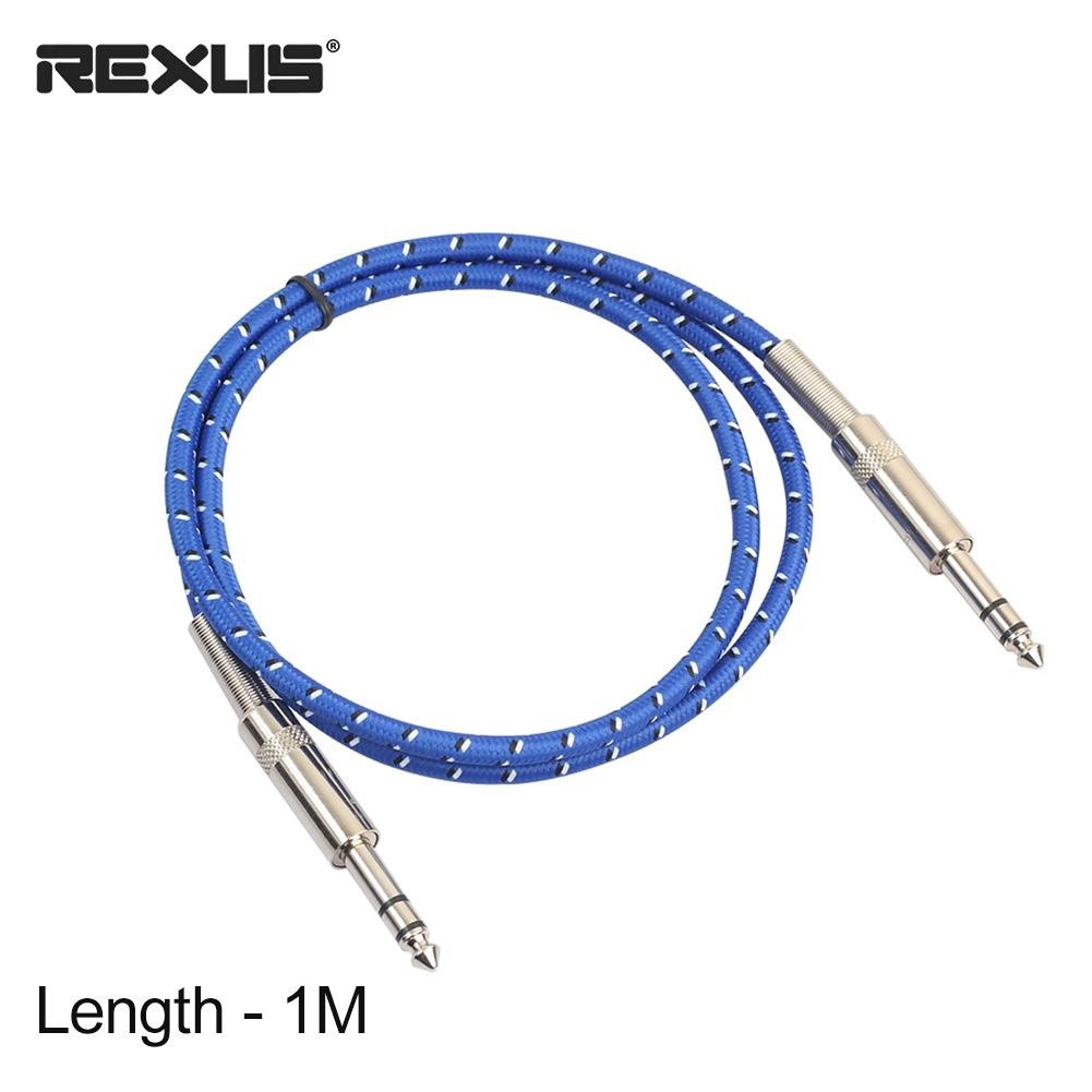 6.35mm/0.26in Male to Male Electric Guitar Mono Audio Line Cables