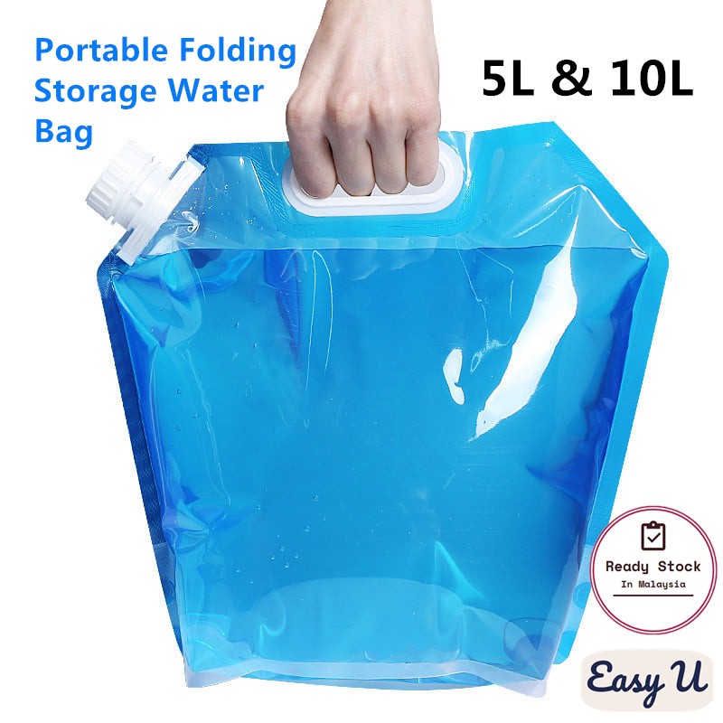 Outdoor portable folding water storage bag water emergency water bag 5L